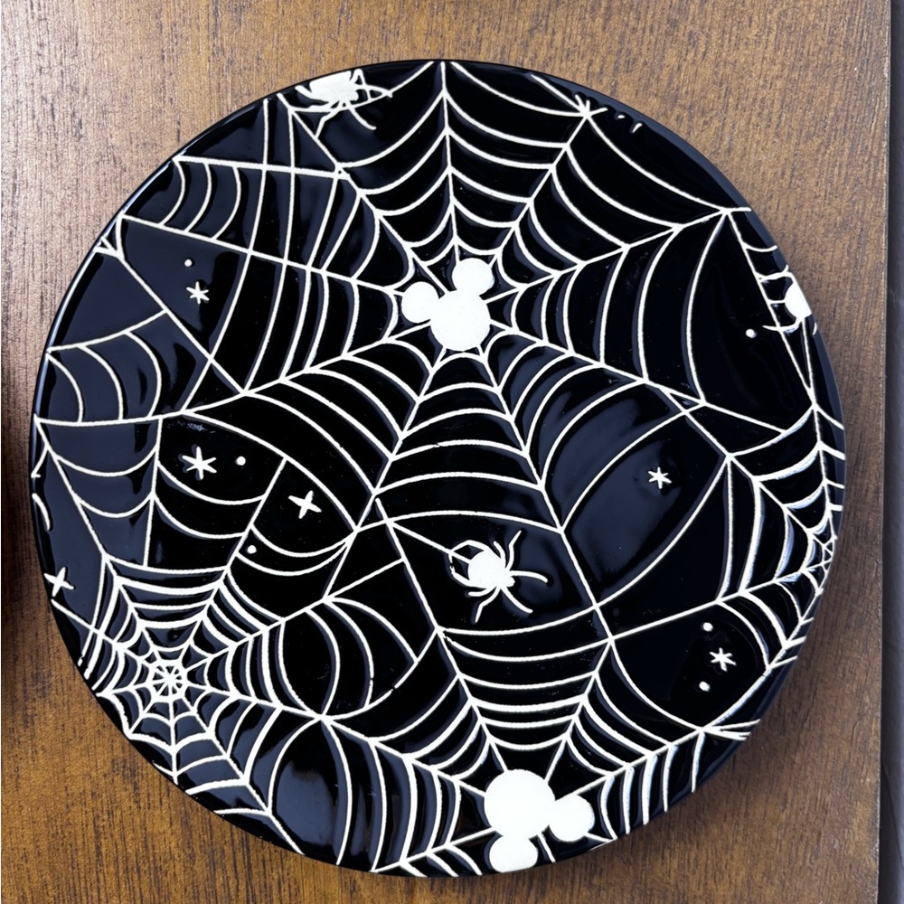 Disney Mickey Mouse Black and Orange Small Dessert Plates - Picture 3 of 8